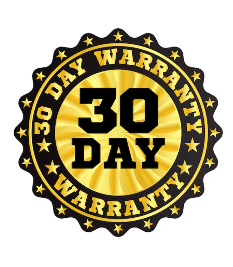30-Day Warranty